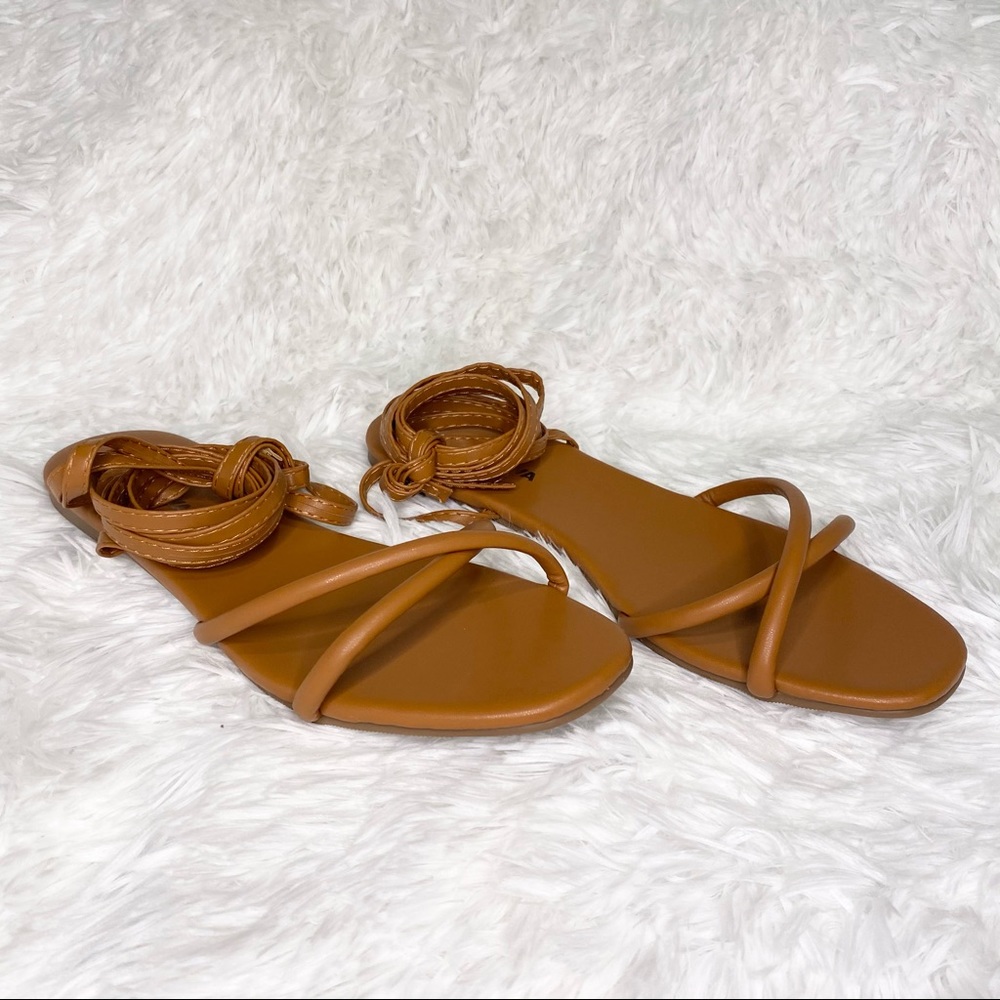 Fashion Nova Strapped Nude Sandals